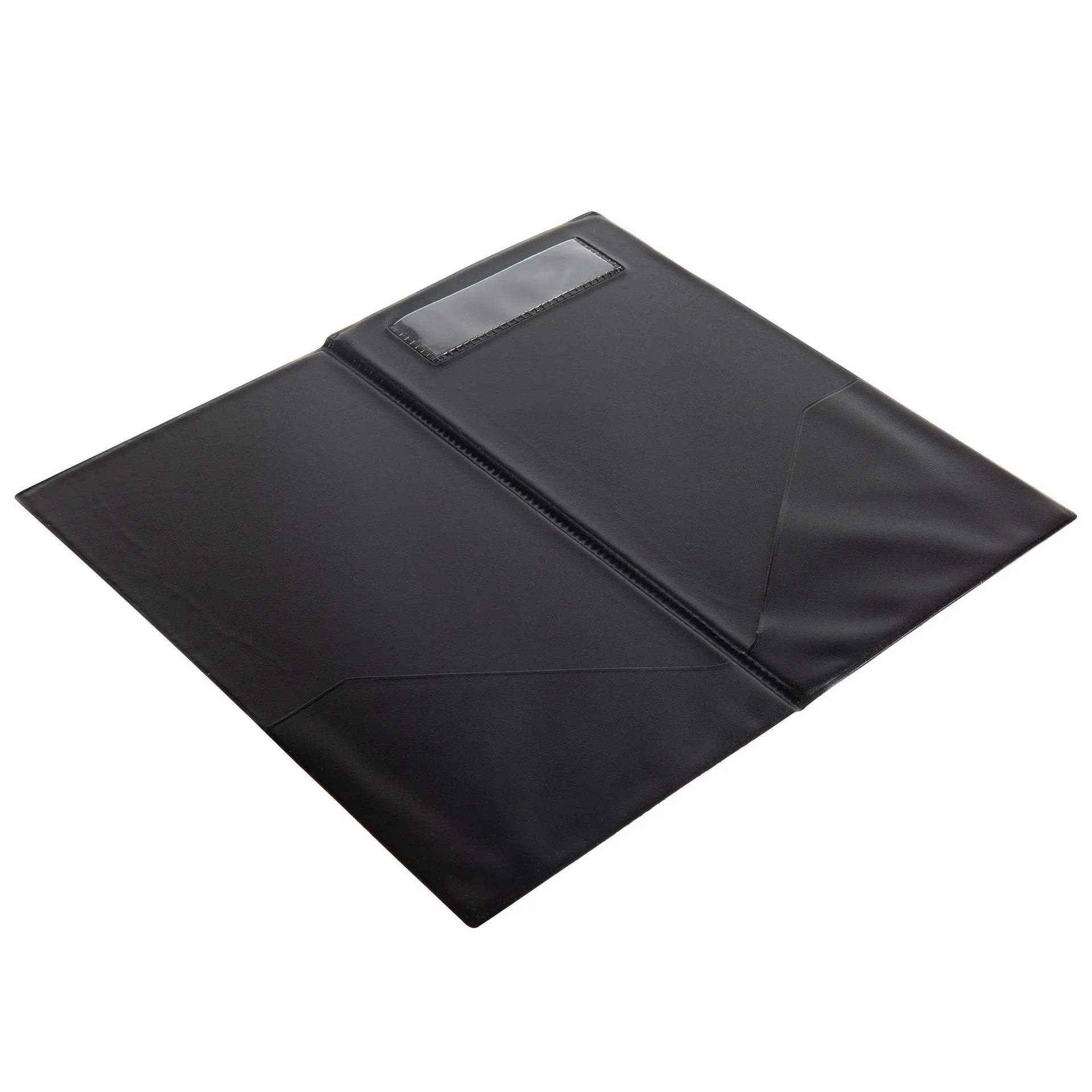 2PCS PVC Leather Restaurant Bill Holder With Inside Pockets