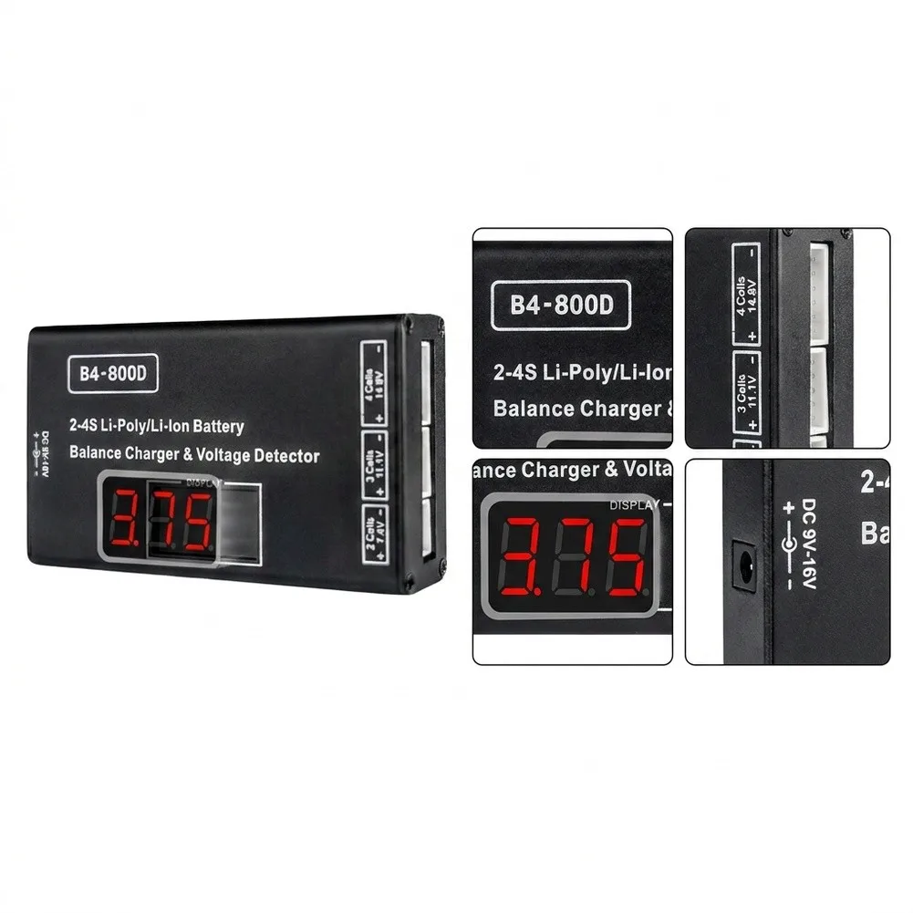 Voltage Meter For LiPo Balance For Charger for RC Models Supports 7.4V 11.1V 14.8V Lithium Polymer Batteries