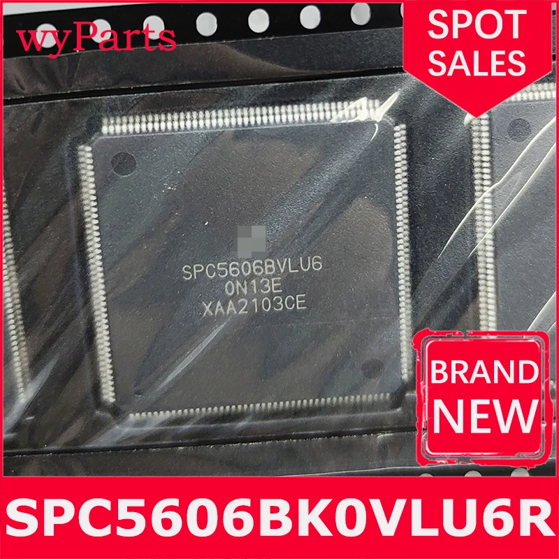 

New/1Pcs SPC5606BK0VLU6R 32-bit Microcontrollers - MCU NXP 32-bit MCU, Power Arch core, 1MB Flash, 64MHz, -40/+105degC QFP176