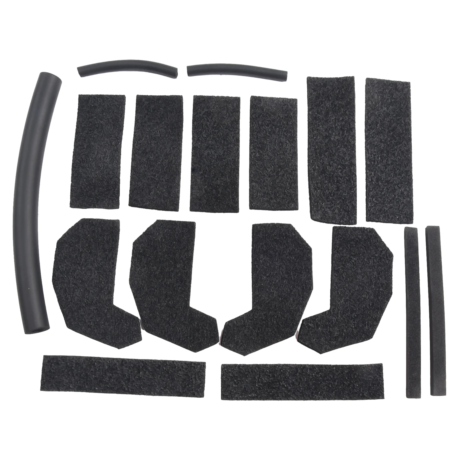 17Pcs/set Hard Top Headliner For Jeep For Wrangler JK 07-18 68026937AB Foam Barrier Seal Roof Sealing Accessories