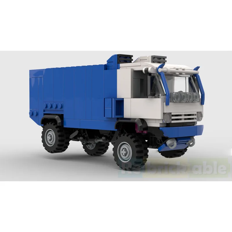 

Конструктор MOC-247744 «Классический грузовик-контейнеровоз», 420 деталей, подарок для мальчиков на день рождения