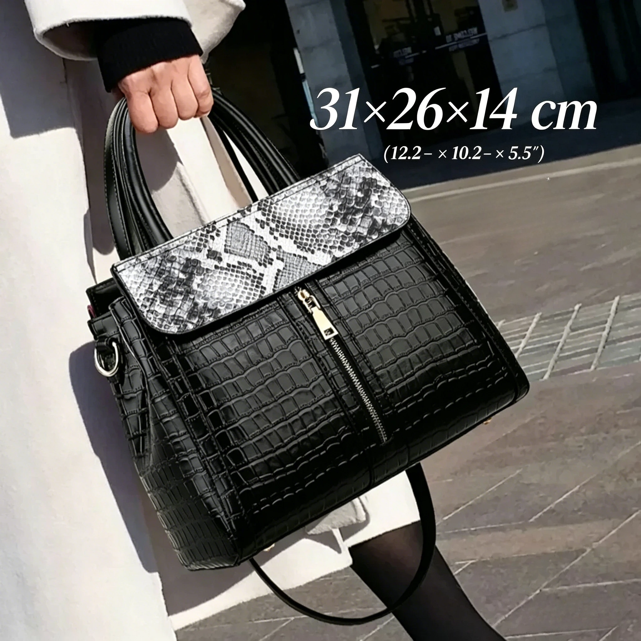 

2025 NEW Tote Bag for Women,Crossbody Bags for Women Luxury Shoulder Handbags in Black ,Trendy Satchel Purse for Everyday Use