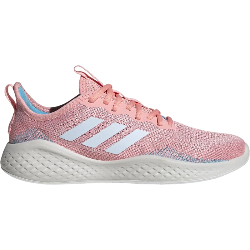 حذاء الجري Adidas الأصلي للموسم الجديد باللون الوردي وخفيف الوزن وجيد التهوية EG3670