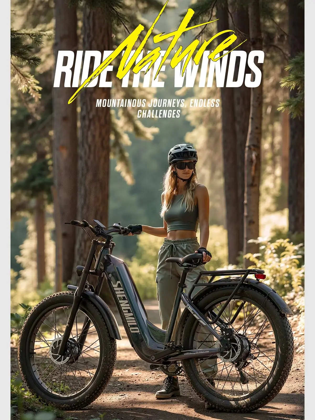 Shengmilo S700 Pro Elektrofahrrad für Erwachsene, Zweimotoriges Fatbike mit 48V25AH herausnehmbarem Akku, 26 Zoll E-Mountainbike