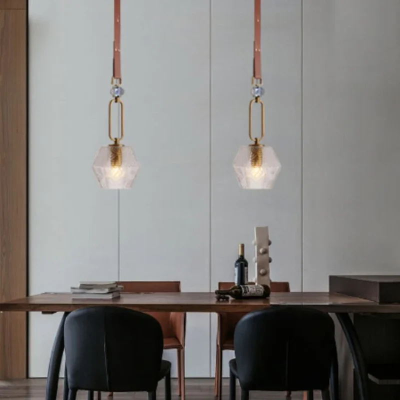 

SANDYHA Modern Belt Pendant Light Hanging Chandelier Dining Table Lighting for Living Room Bedroom Bedside Lamp Home Decoration