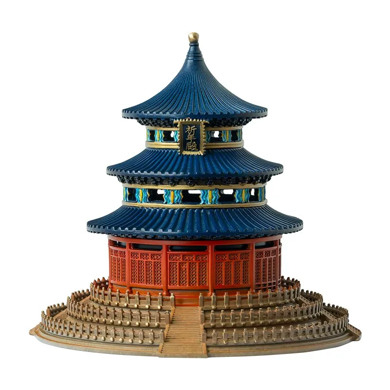 Temple of Heaven Prayer Hall Copper Incense Burner Retro Household Indoor Cooker Incense Burner Ornament