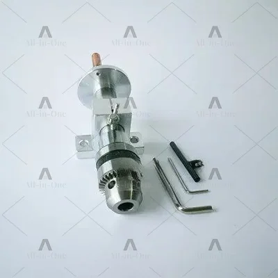 DIY bead lathe tail seat woodworking lathe self-made rotatable retractable chuck bead seat