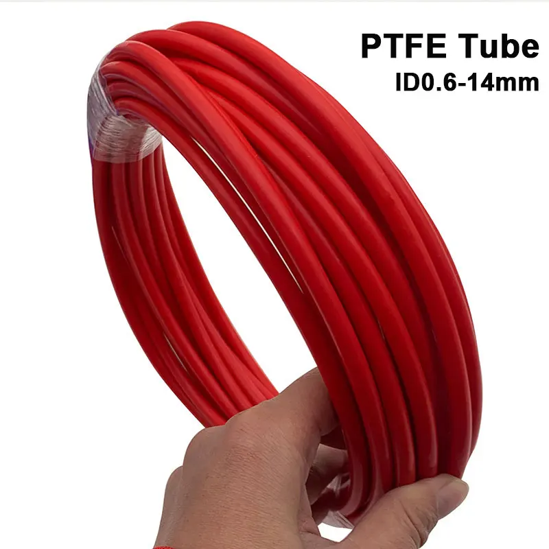 3D Printer Part 1Meter bowden extruder PTFE tube Pipe Hose for J-head Hotend 1.75mm /3mm Filament ID 0.6 2 2.5 3 4 5 6-14