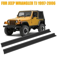Protectores de alféizar de puerta de piezas, Kit de protectores de alféizar de puerta para Jeep Wrangler TJ 1997, 1998, 1999, 2000, 2001, 2002, 2003, 2004-2007, 2 uds.