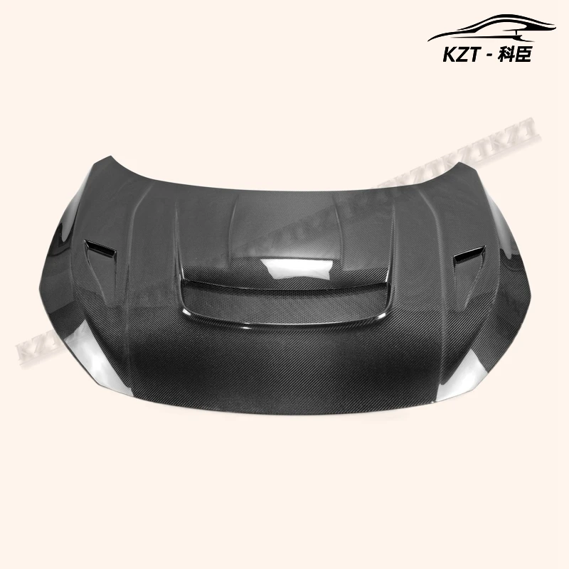 For HONDA Carbon Fiber (Double Side Carbon) 17 onwards Civic Type R FK8 VRSAR1 Style Front Hood (5 Door Hatch)