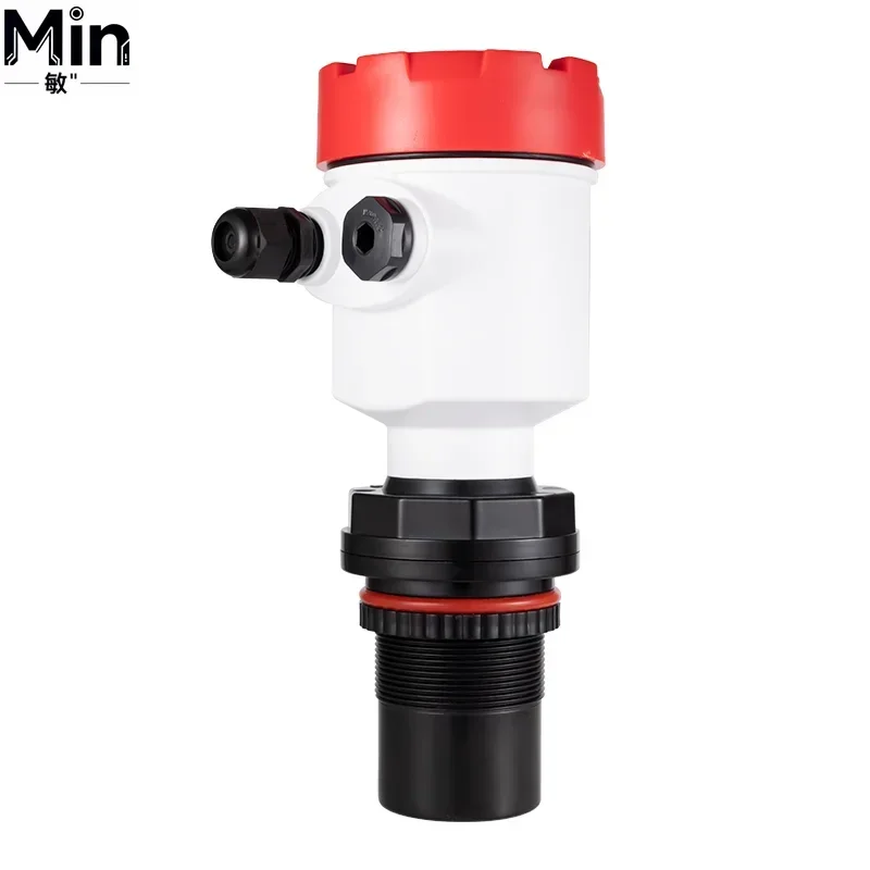 IP67 Waterproof 0-20m 4-20mA RS485 Output ABS Ultrasonic Liquid Level Transmitter with LCD Display DC 24V Wireless Industrial