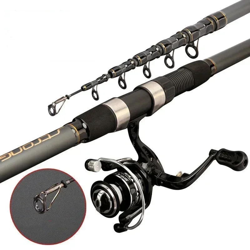 Long Throwing Fishing Rod Large Object Sea Rod 4.5 5.4m Super Hard Silver Carp Rod