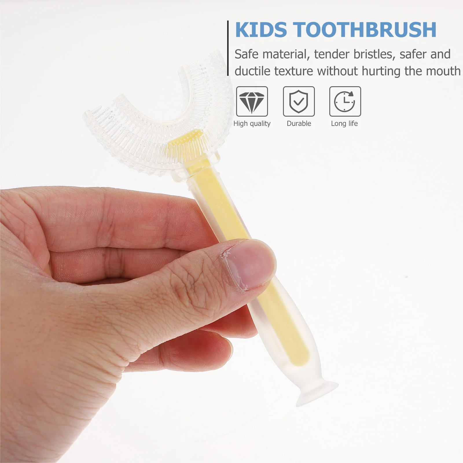 U-shaped Toothbrush Silicone Cleaners Kid Care Oral Teeth Nursing Silica Gel Cleaning Stick Baby