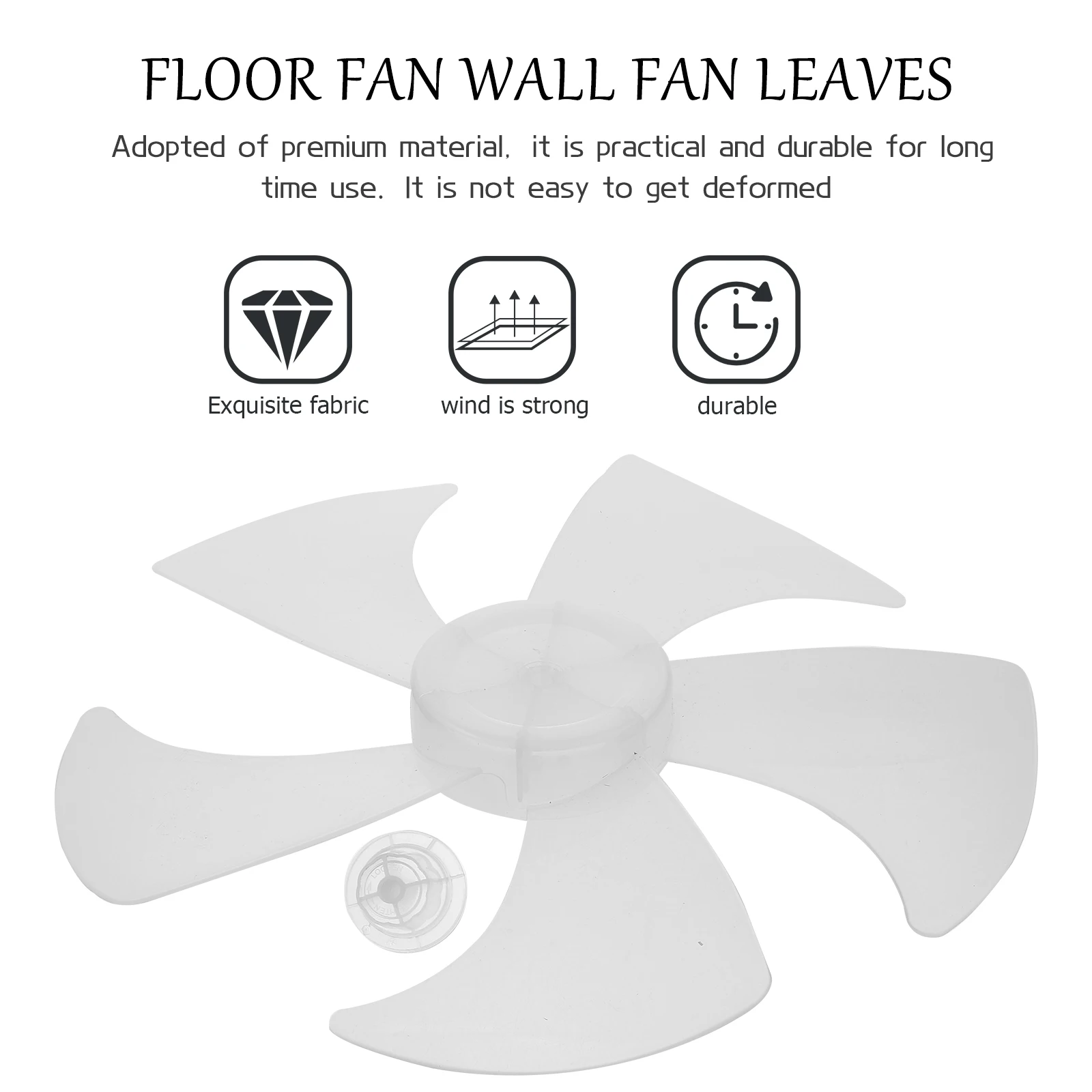 

Replacement Blades 14 Inch Plastic Electric Leaves For Table Floor Pedestal Fans Universal Household Round Bore Repair