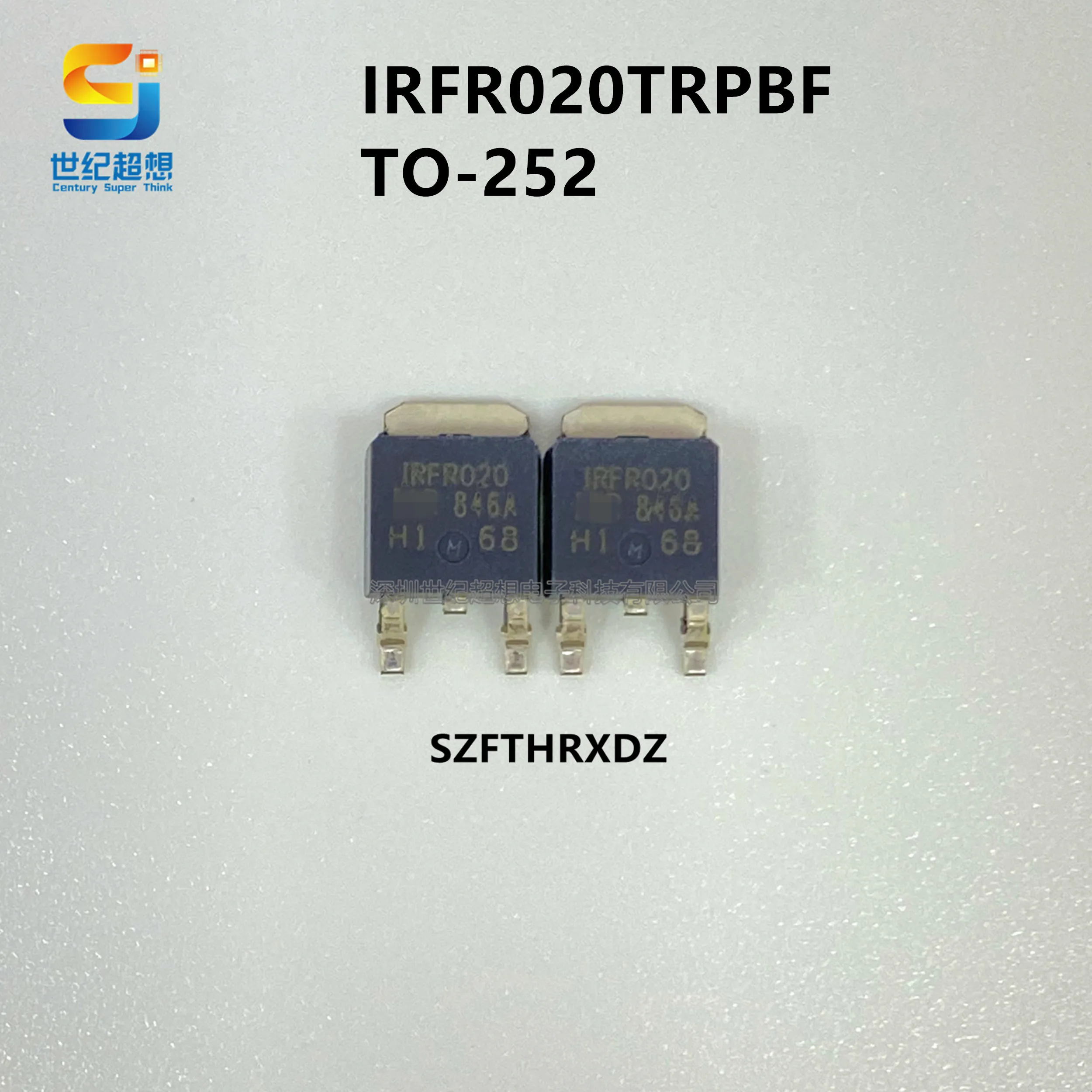 10pcs  100% New Imported Original  IRFR020TRPBF IRFR020  60V 14A  TO-252