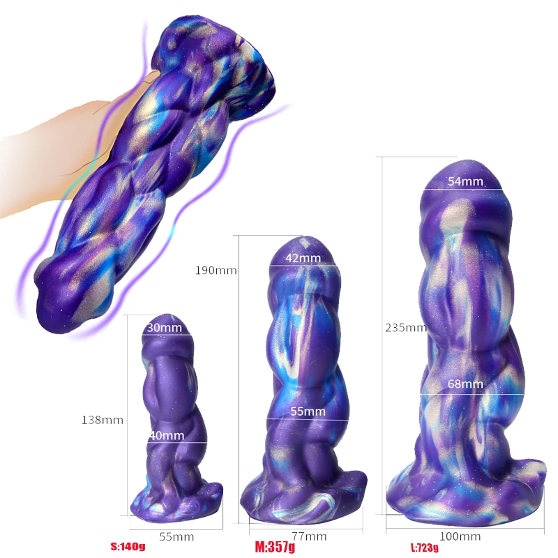 Factory Sale Realistic Silicone Animal Dildo Anal Plug Buttplug Monster Dildo For Women G-spot Stimulator Female Masturbator Toy