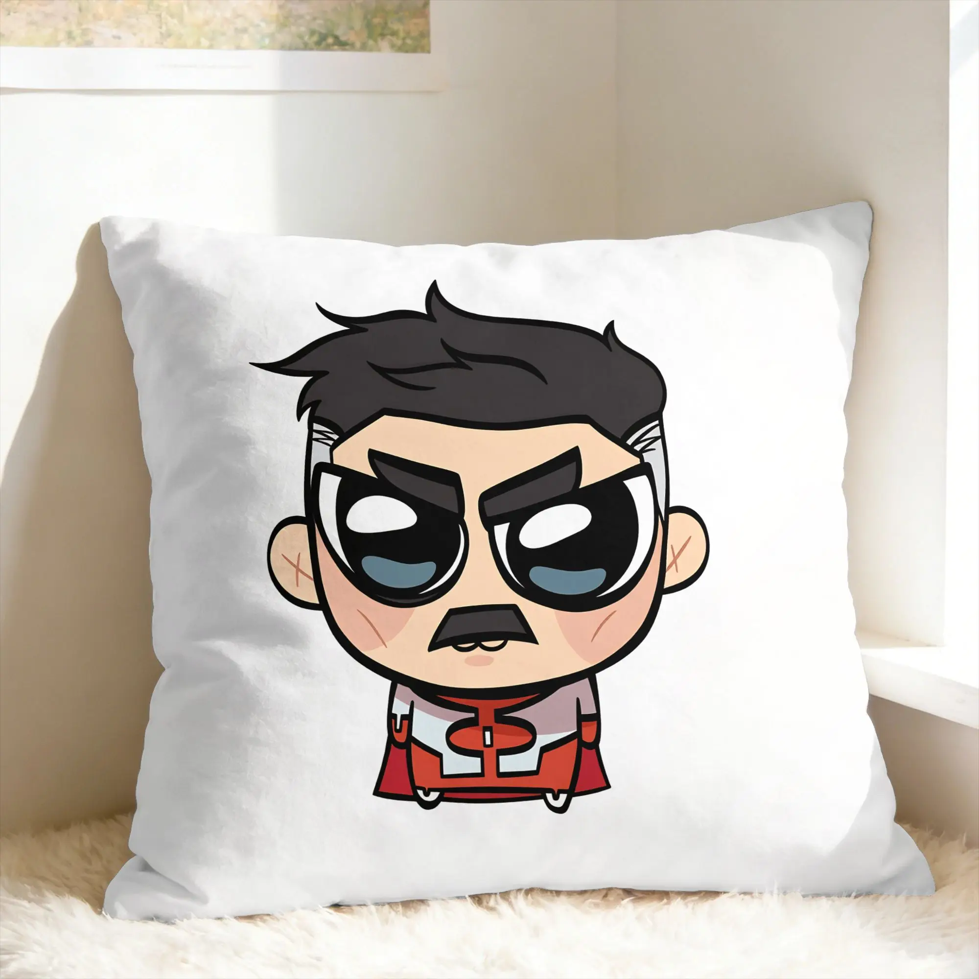 Comic I-Invincible Hero Omni Man Pillow Case  Comfy Pillow Cover For Living Room Chair Novelty Cushion Cover