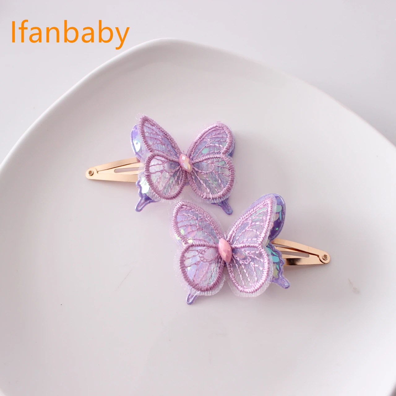 

Cute Baby Toddler Fringe Pins Butterfly Clips Kids Girl Flower Snap Clips BB Tiny Hair Accessories