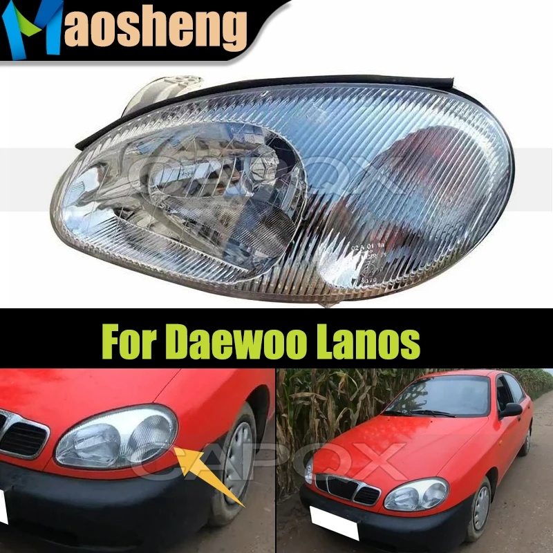 Car Front Bumper Headlight Headlamp For Daewoo Lanos Head Light Head Lamp 96304606 96304607 96304610 96304611