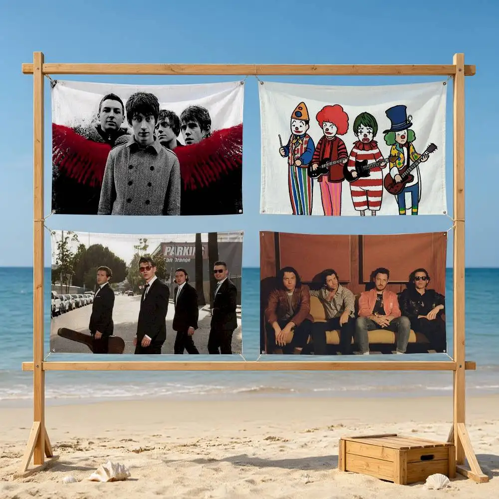 A-Arctic M-Monkeys Band  Flags Wall Hanging Tapestry Outdoor Garage Room Decorative flag Background Blanket