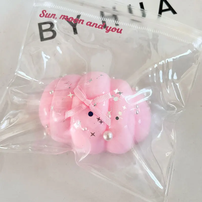 الكرتون حقيبة أصبع صغيرة قرصة ضغط انتعاش بطيء الضغط اللعب لينة الخبز أصبع حقيبة الاسترخاء الإجهاد الإغاثة التحف لعبة