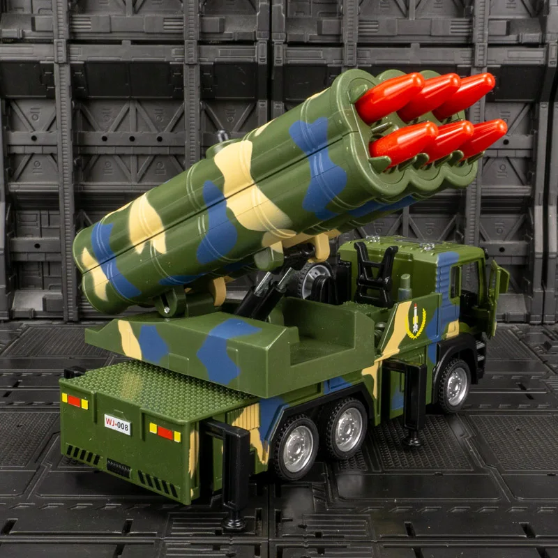 1:50 simulation alloy military model ornament children's toy car with sound and lighting functions rich details fine workmanship