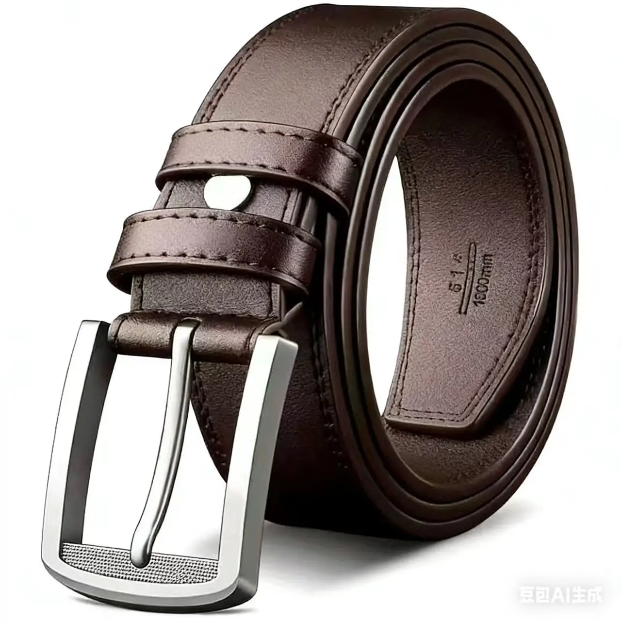 Echt lederen luxe merk herenriem, trendy zakelijke riem, decoratieve riem voor herenjeans