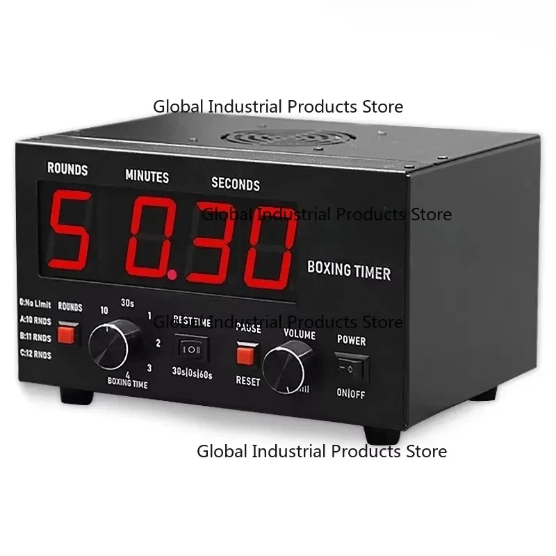 CP040 LED Digital Boxing Gym round Interval Timer MMA Workout Clock Training Timer