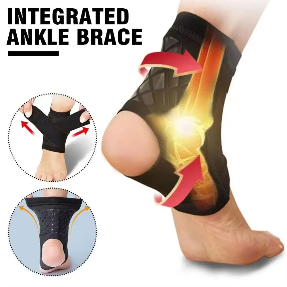 Side Stabilize Ankle Retainer Joint Protector Adjustable Ankle Support Compression Nylon Ankle Splint Stabilizer Injury Recovery