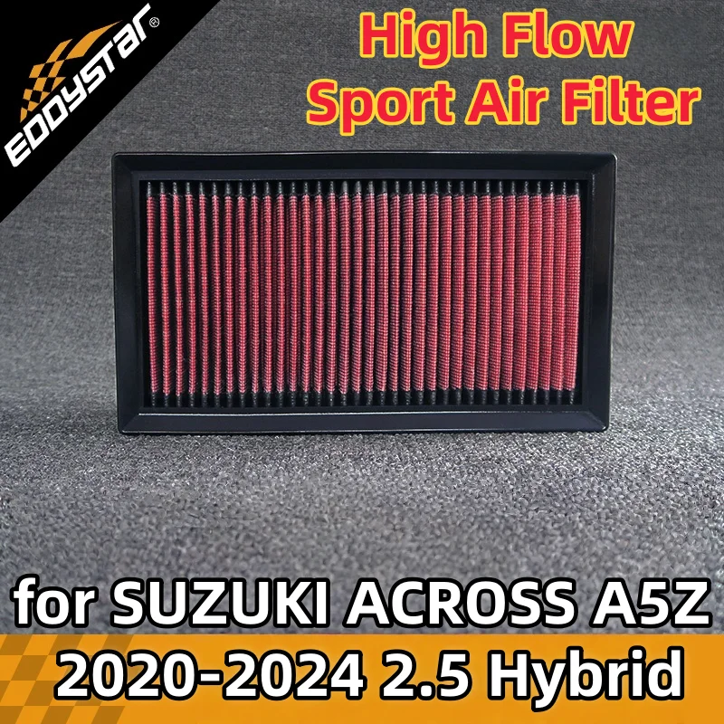 

Спортивный воздушный фильтр с высоким расходом для SUZUKI ACROSS A5Z 2020-2024 2,5 Hybrid AXAP54, моющиеся гоночные впускные фильтры