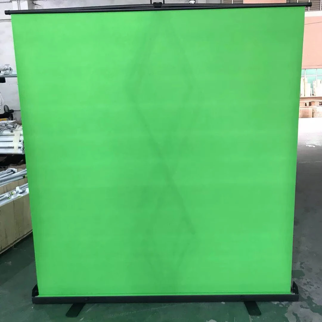 floor up green screen  60 inch with customize size