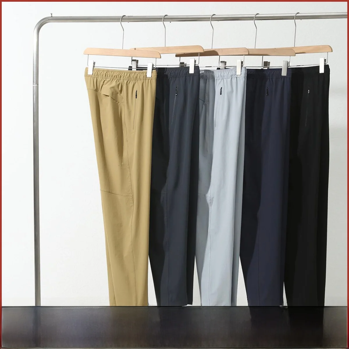 

Qui Dry дышащие 3D индивидуальные мужские повседневные брюки для занятий спортом на открытом воздухе прямые длинные брюки молодежные витали Sle чистый цвет