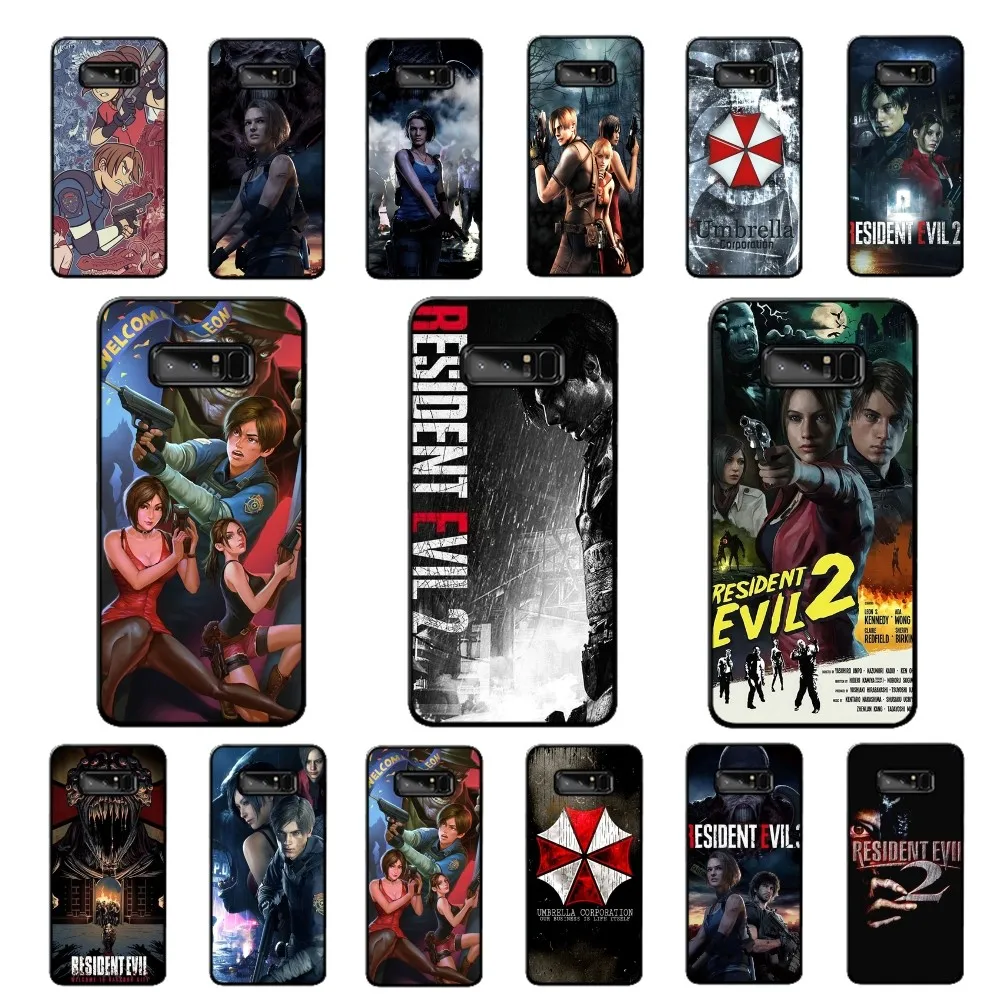 R-Resident Evil Phone Case For Samsung Note 8 9 10 20 Pro Plus Lite M 10 11 20 30 21 31 51 A 21 22 42 02 03