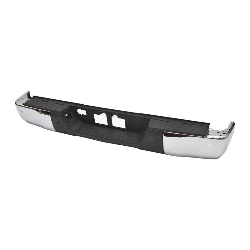 

Cutting Style Modified Version Chrome With Sensor Holes Rear Bumper Assembly for Tundra 2014-2021
