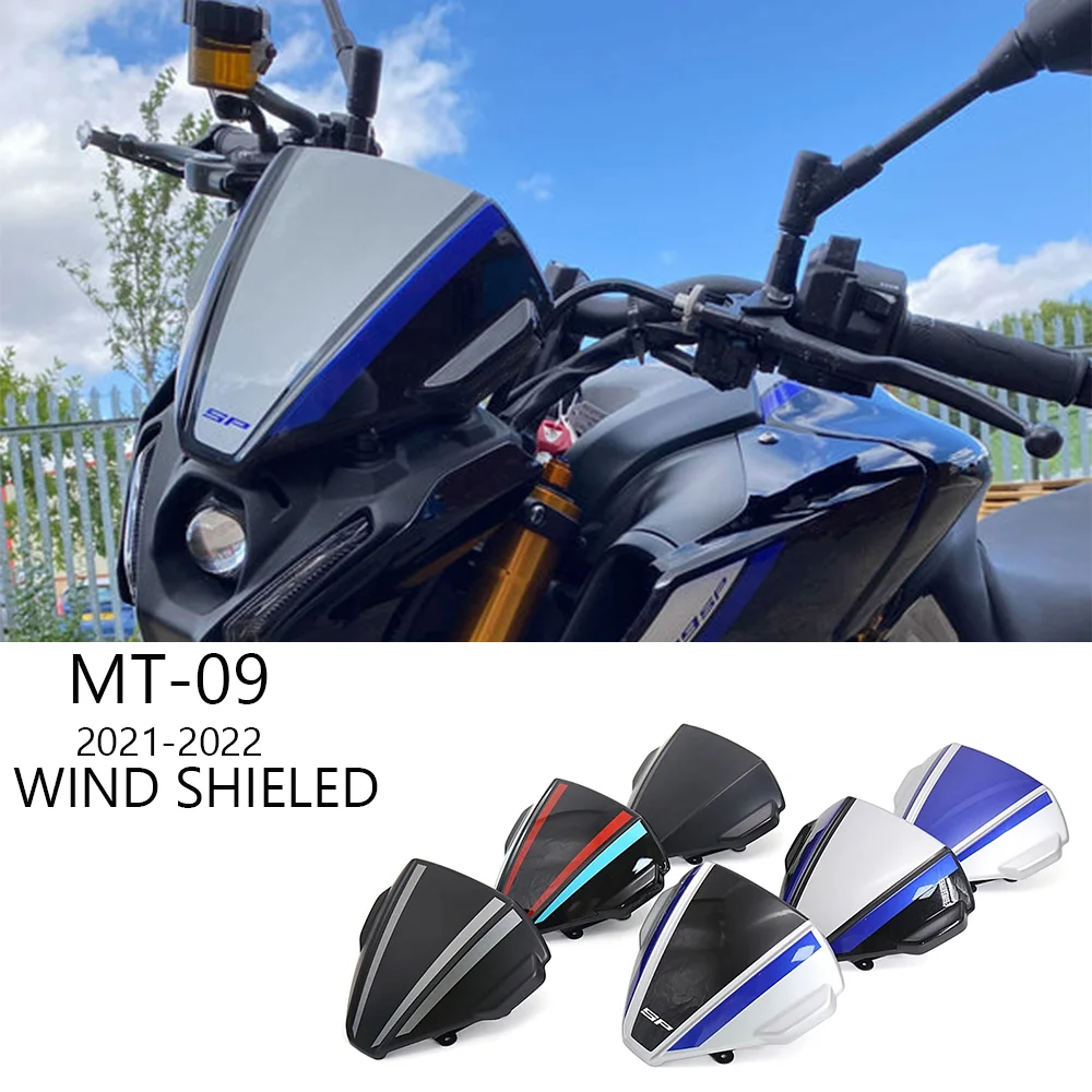 

For YAMAHA MT09 MT-09 MT 09 SP 2021 2022 Sport Fly Screen Air Flow Wind Deflector Sport Windscreen MT09 Accessories Windshield