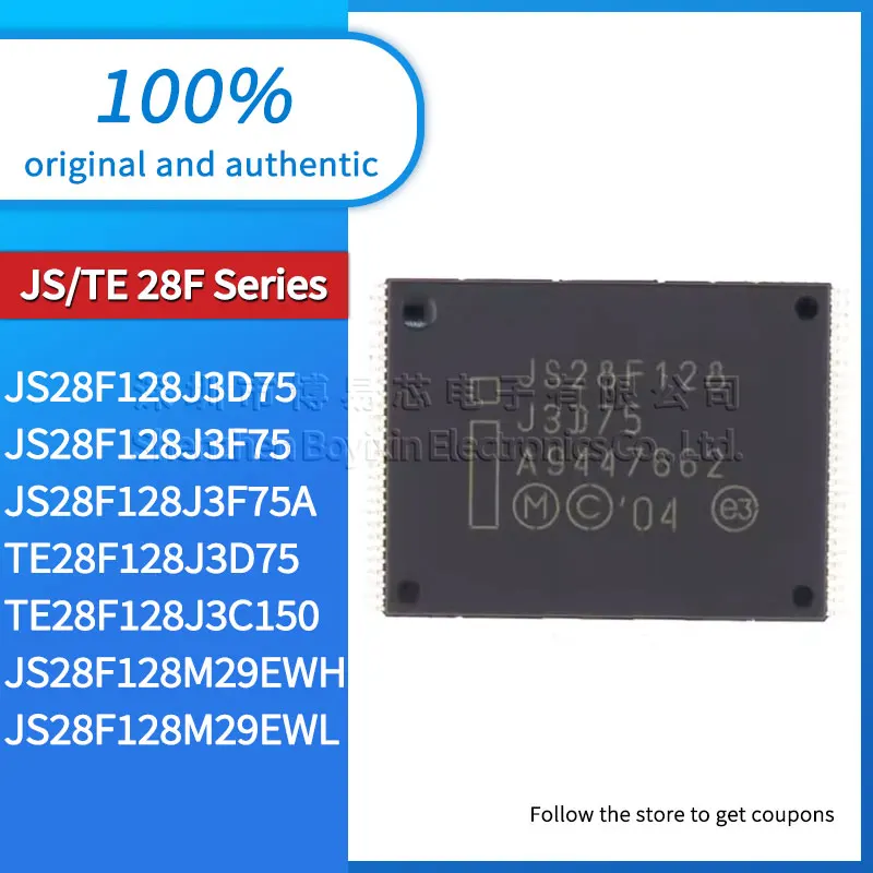 Original genuine JS28F128J3D75 JS28F128J3F75A TE28F128J3C150 TE28F128J3D75 JS28F128J3F75 JS28F128M29EWH JS28F128M29EWL NOR FLASH