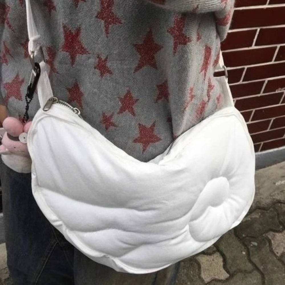 Fashion Creative Angel Wing Shoulder Bag High-end Versatile Underarm Bag Korean Adjustable Shoulder Strap Shoulder Messenger Bag