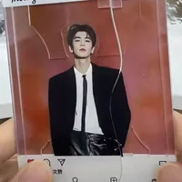 Fashionable and Handsome Male Star Zhang Linghe Acrylic Pull-out Standing Sign Model Keychain Desktop Ornament Fans Support Gift 4