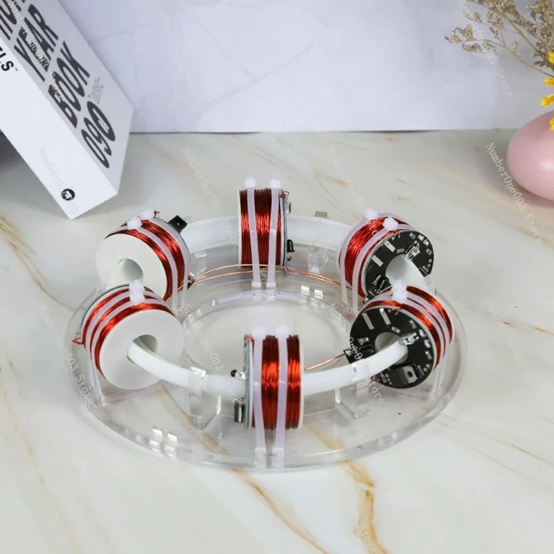 Ring Cyclotron Ring Magnet Scientific Experiment Creative Novelty High-Tech Toys Puzzle Model Kit