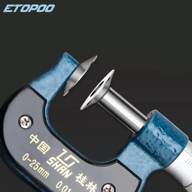 Disc Micrometer 0-25mm 25-50mm 50-75mm 75-100 Outside Micrometers For Lengths Of Gear Teeth Paper Thickness Gauge Measuring Tool