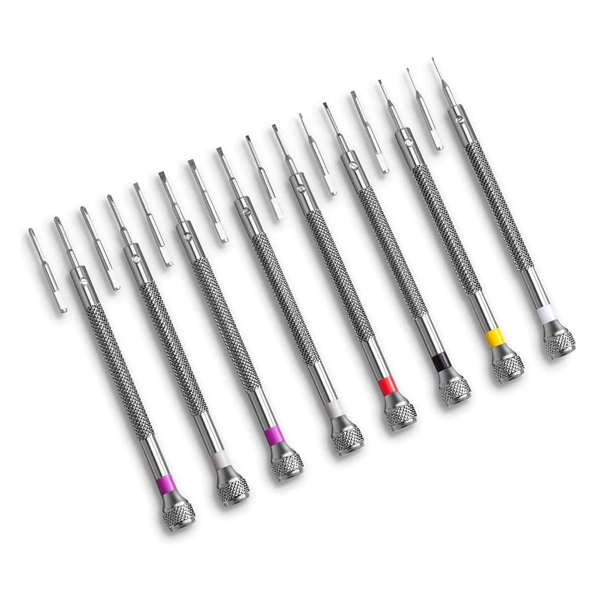 

8PCS Professional Screwdriver Set Mini Precision Screwdriver Kit 0.6-1.6mm for Watch Eyeglasses Electronics Repair