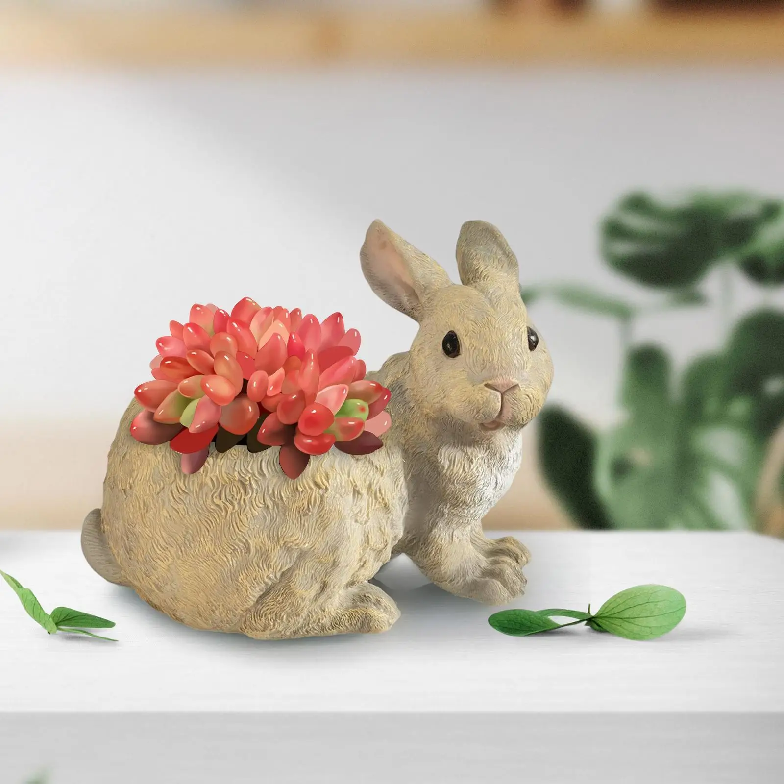 Resin Cartoon Succulent Planters Decorative Creative Craft for House Office