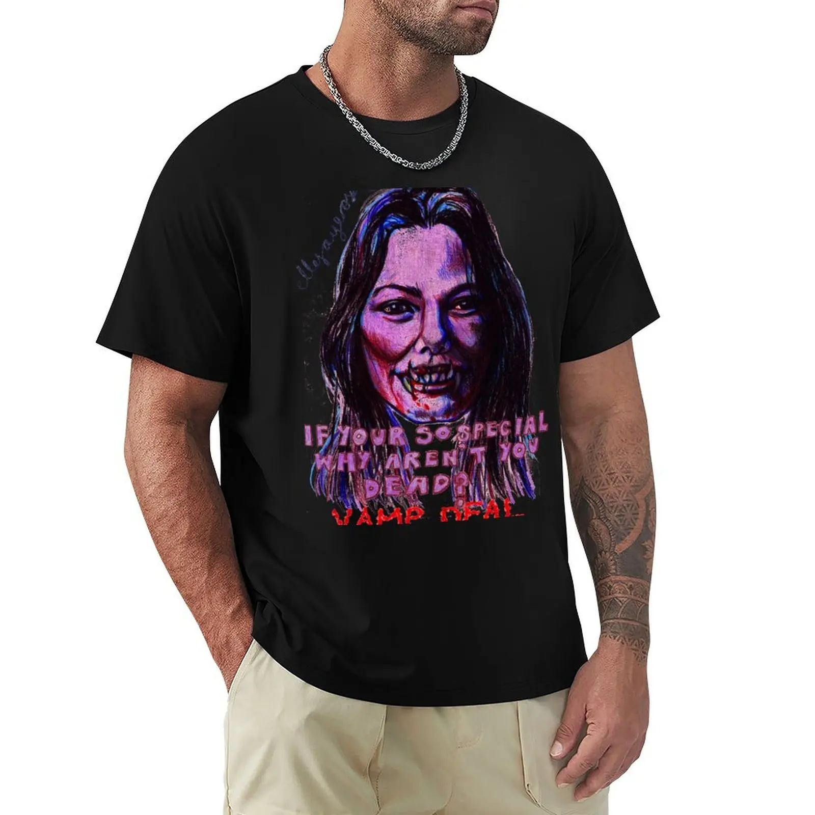 Vamp Deal T-Shirt Graphic Print Short Sleeve T-Shirt