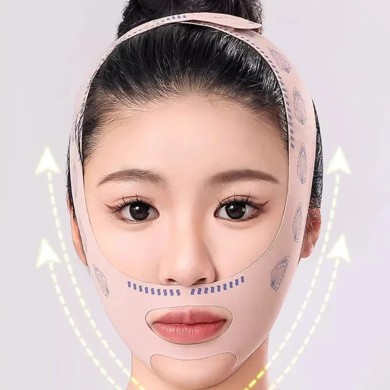 Kin Wang Afslankbandage V Shaper V Line Lifting Masker Gezicht Lifting Anti Rimpel Band Band Slaapmasker Schoonheid Gezondheid