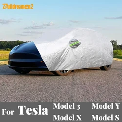 Car Cover Auto Indoor Outdoor Sun Snow Rain Wind Dust Protection Cover For Tesla Model 3 S X Y