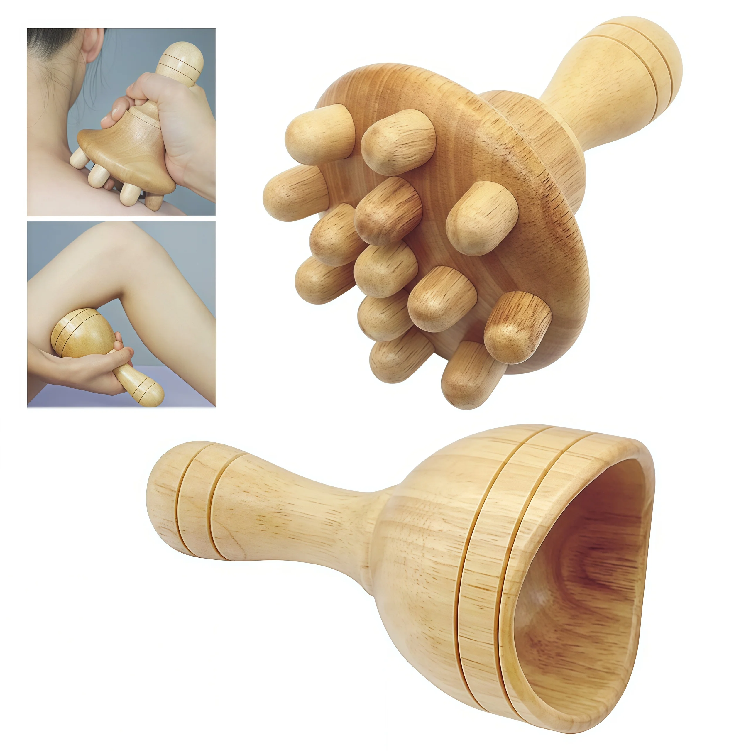 

Деревянная шведская Массажная чашка, средства для терапии под дерево, массажные инструменты для антицеллюлита, лимфатического дренажа, расслабления мышц