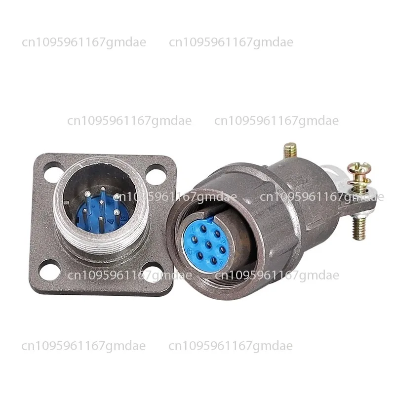 Núcleo de enchufe y enchufe, conector montado frontal y trasero, conector de cable CX14-4-core cabeza macho