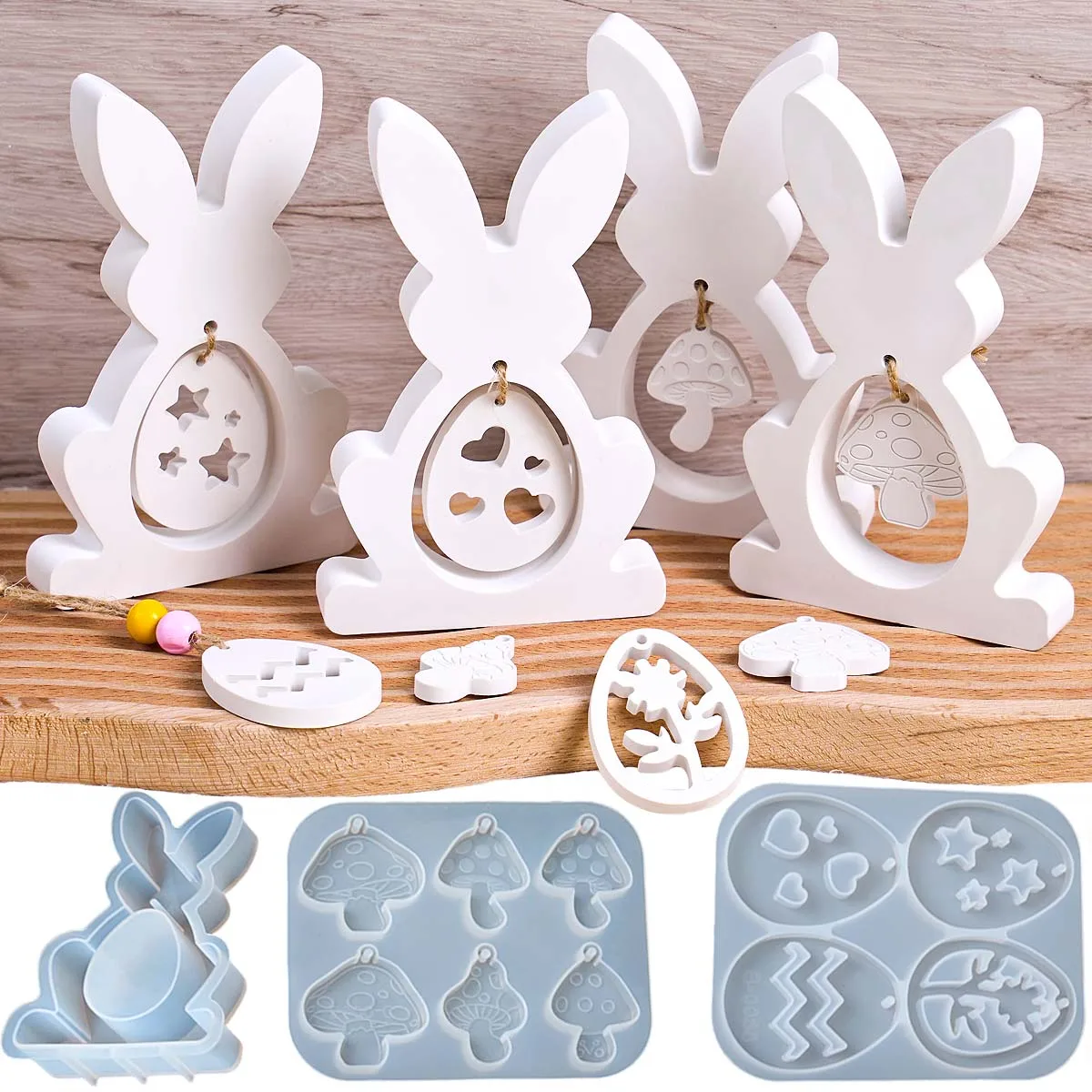 3D Rabbit Silicone …
