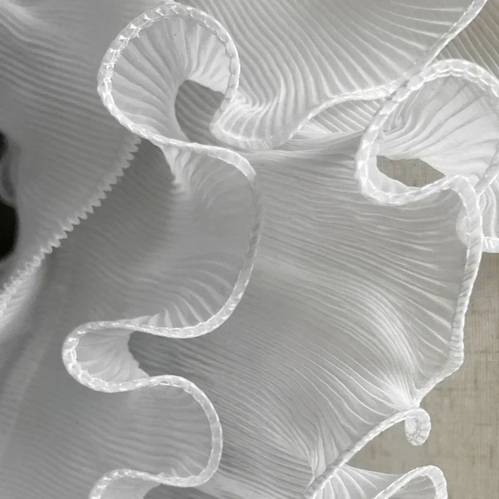 Art Craft Upholstery - Mist Dantel Kumaş Pileli Doku Etek