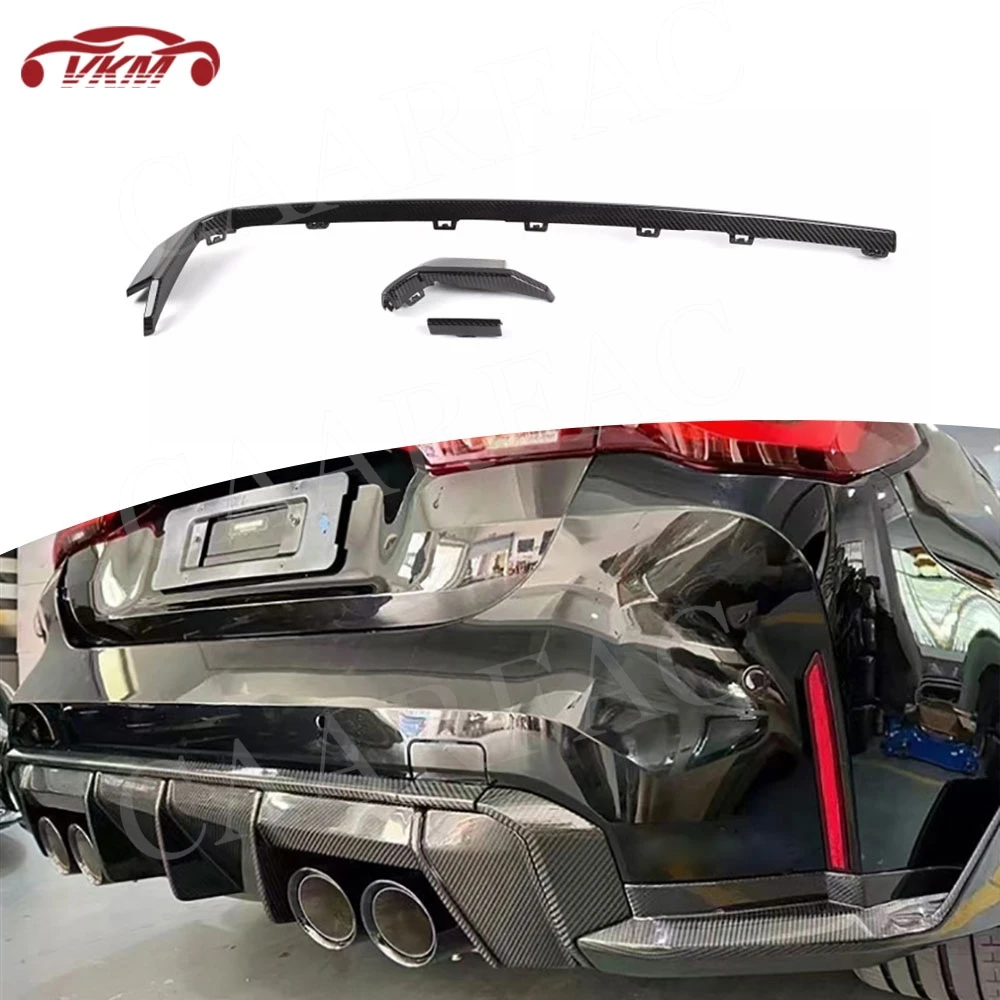 

Задний диффузор из сухого углеродного волокна, накладка на задний бампер, украшение для BMW G80 M3 G82 M4 2021+, автомобильные аксессуары FRP